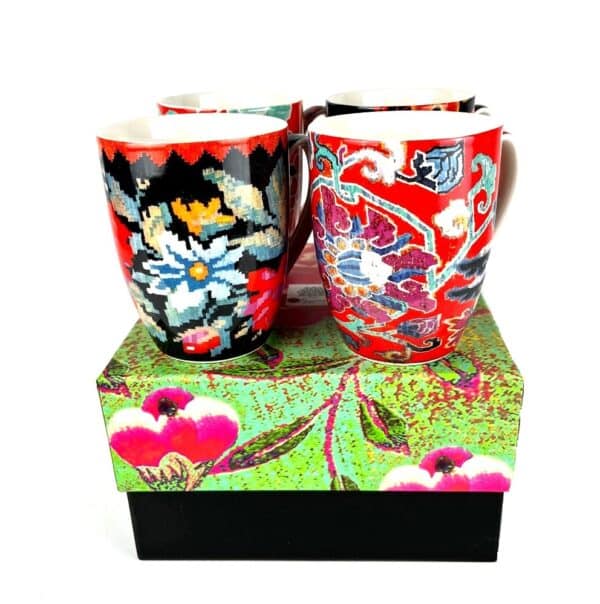 Set of 4 mugs Red Carpet