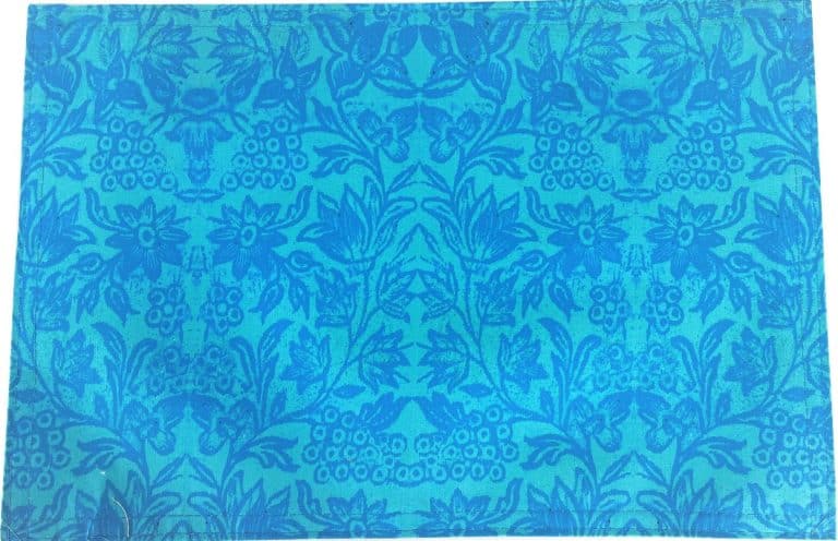 Canvas Placemats Turquoise Bukhara