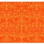 Double Canvas Placemat Mexicana Pink and Orange by Anna Chandler Design