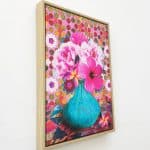 Canvas Print Rectangle 30 x 40 cm with timber frame by Anna Chandler Design
