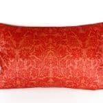 Velvet Rectangle Cushion 60 x 40 cm Samarkand Orange