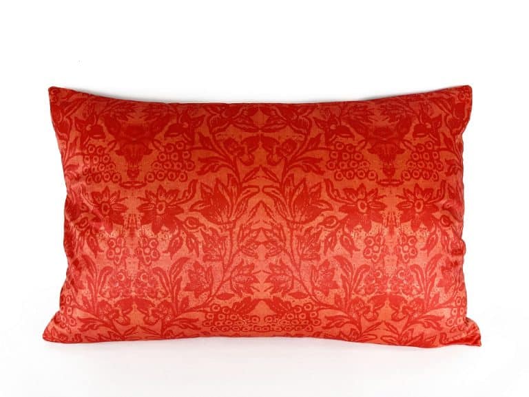 Velvet Rectangle Cushion 60 x 40 cm Samarkand Orange
