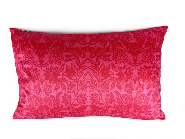 Velvet Cushion Rectangle 60 x 40 cm Silk Road Pink
