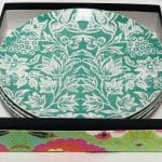 Spice Island Mint Green porcelain dinner plates boxed set of four unique homewares australia