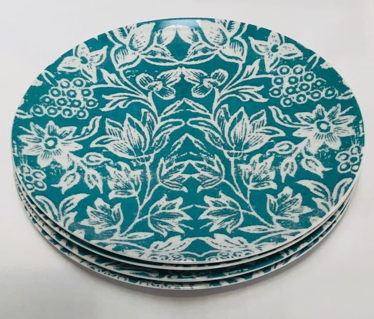 Set of four Spice Island Turquoise Porcelain beautiful homewares