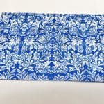 Canvas Placemat Cornflower Blue and White