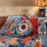 Bukhara range cushions and throws in velvet