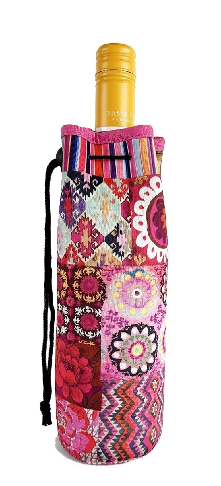 Neoprene Bottle Holder Silk Road Pink