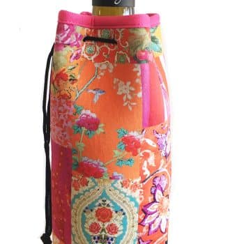 Neoprene Bottle Bag Tangarine bright and colourful best gift shops perth