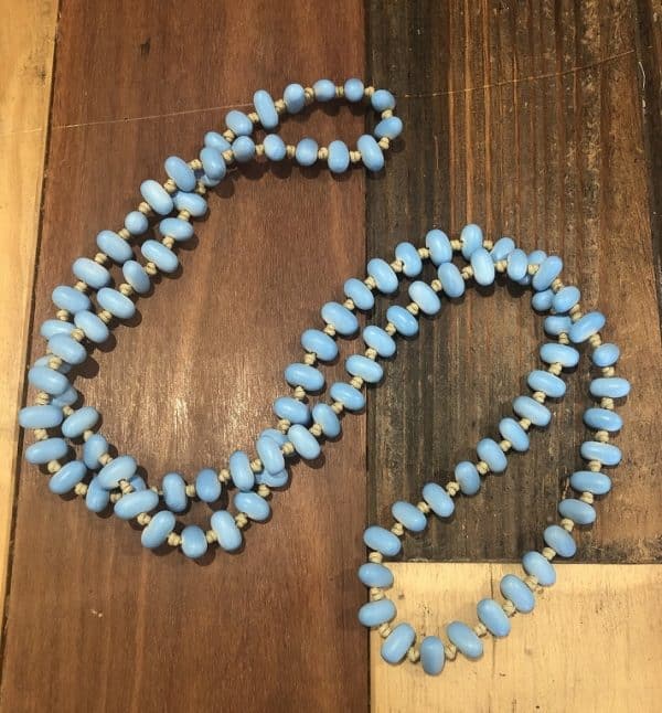 Jellybean Necklace Aqua