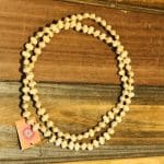 Jellybean necklace natural