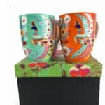 Mexicana set of 4 mugs by Anna Chandler Design