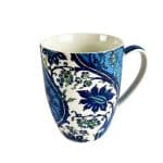 Fine Bone China Blue Tile Mug