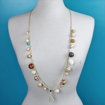 Funky Bobble Necklace Natural Bead gift stores perth