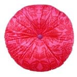 Back of Round Cushion Silk Road Pink