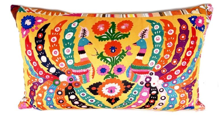 Small Velvet Rectangle Cushion Samarkand