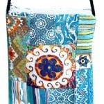 Velvet Shoulder Bag Bukhara Turquoise