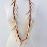 Willow wooden Necklace with Natural Beads