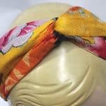 Modal Head Band in Saffron Yellow