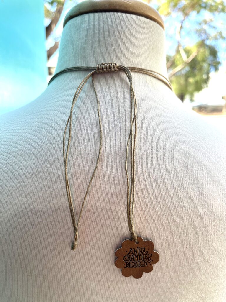 Back of Cleo Necklace