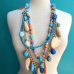 Ibiza Necklace Turquoise by Anna Chandler Design