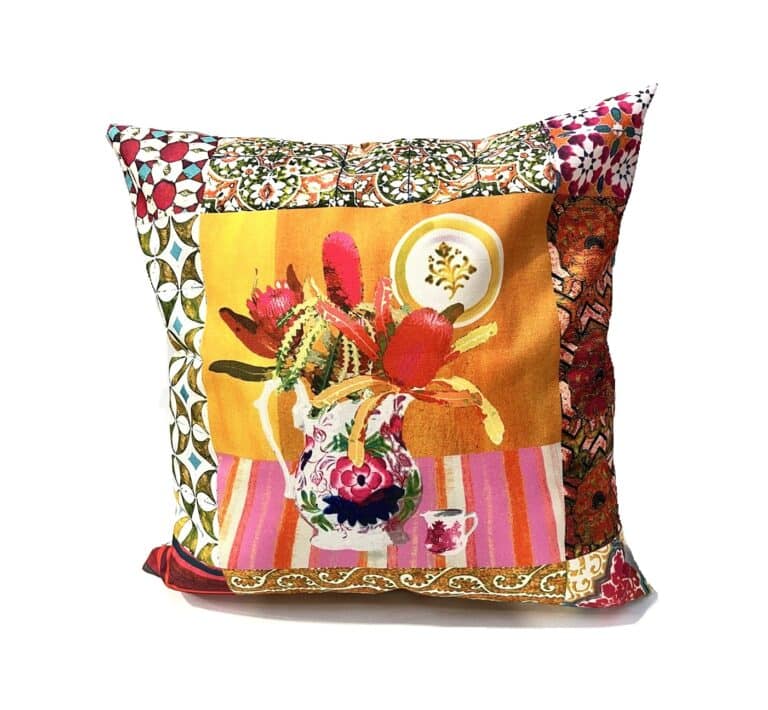 Outdoor cushion wildflower