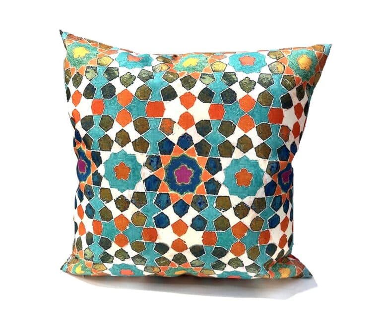 Back of Outdoor cushion wildflower